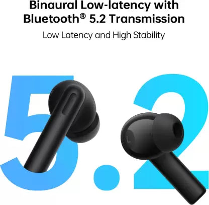 OPPO Enco Buds 2 with 28 hours Battery life & Deep Noise Cancellation Bluetooth Headset  (Midnight, True Wireless)