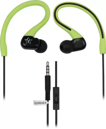 Flipkart SmartBuy 17G06GR Wired Headset  (Green, Black, In the Ear)