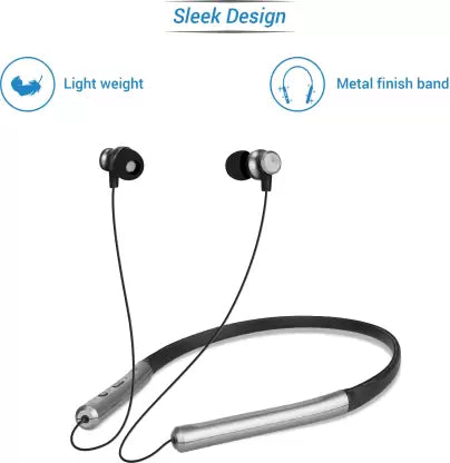 Flipkart SmartBuy 18LY75BK Bluetooth Headset  (Black, Grey, In the Ear)