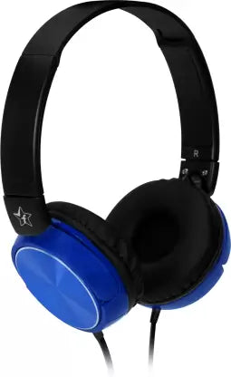 Flipkart SmartBuy Foldable Headphones - Blue  (Blue, On the Ear)