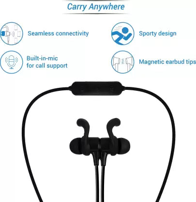 Flipkart SmartBuy ONB18AA008 Bluetooth Headset  (Black, In the Ear)