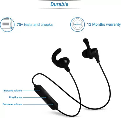 Flipkart SmartBuy ONB18AA008 Bluetooth Headset  (Black, In the Ear)