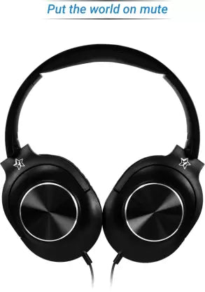 Flipkart SmartBuy Foldable Wired Headphone  (Black, On the Ear)