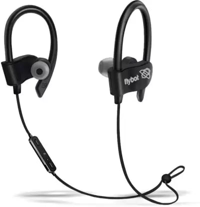 Flybot Wave Bluetooth Headset  (Black, In the Ear)