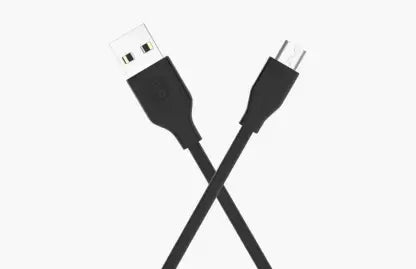 Gizmore Micro USB Cable 1 m GIZ WM106  (Compatible with MOBILE, BLUETOOTH, Black)