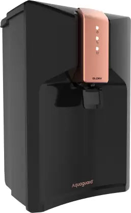 Aquaguard Glory 6 L RO + UV + MTDS Water Purifier with Active Copper technology  (Black, Gold)