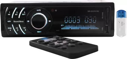 Sound Boss HI-FI SR-DLF4152 BLUETOOTH/FM/AM/USB/SD/AUX Car Stereo  (Single Din)