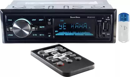 Sound Boss HI-FI SR-DLF4152 BLUETOOTH/FM/AM/USB/SD/AUX Car Stereo  (Single Din)
