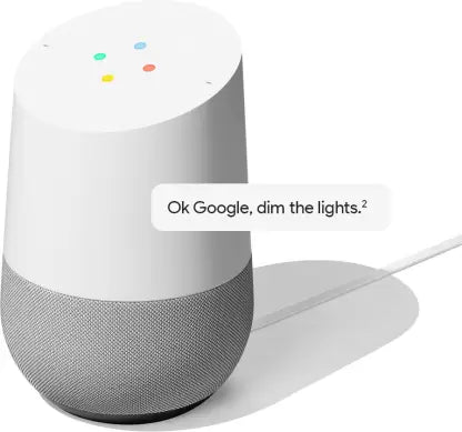 Google Home with Google Assistant Smart Speaker  (White)