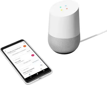 Google Home with Google Assistant Smart Speaker  (White)