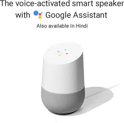 Google Home with Google Assistant Smart Speaker  (White)