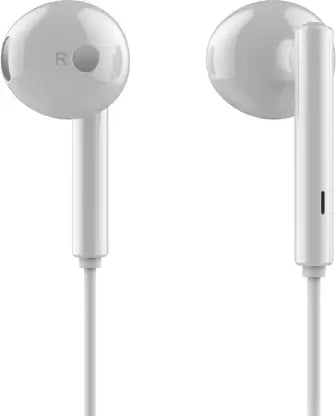 Honor AM115 Wired Headset  (White, In the Ear)