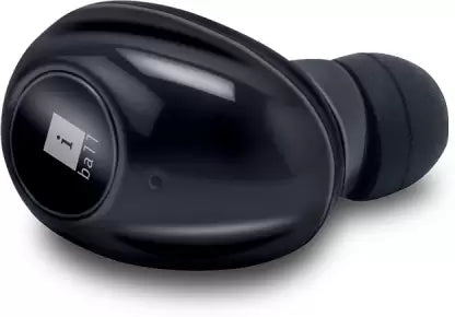 iball Mini Earwear A9 Bluetooth Headset  (Black, True Wireless)