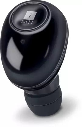 iball Mini Earwear A9 Bluetooth Headset  (Black, True Wireless)