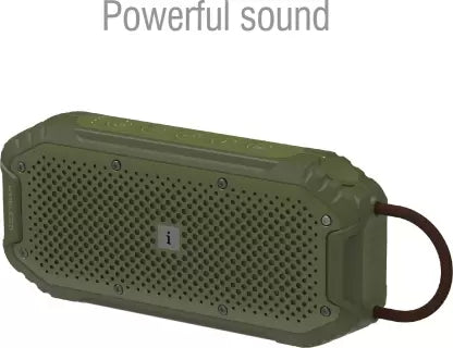 iball Musi Rock 16 W Bluetooth Speaker  (Green, Stereo Channel)