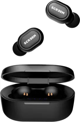 Screem Ibeza 2 Bluetooth Headset  (Black, True Wireless)