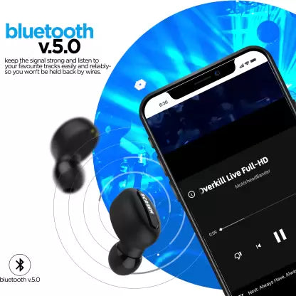 Screem Ibeza 3 Bluetooth Headset  (Black, True Wireless)