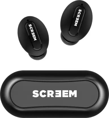 Screem Ibeza 3 Bluetooth Headset  (Black, True Wireless)