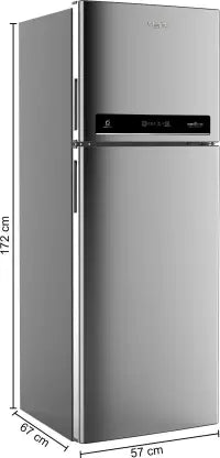 Whirlpool 292 L Frost Free Double Door 3 Star Convertible Refrigerator  (Magnum Steel, IF INV CNV 305 MAGNUM STEEL (3S)-N) (OPEN BOX)
