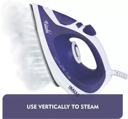 Inalsa Panache 1400 W Steam Iron  (White, Royal Blue)