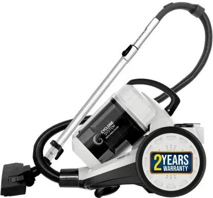 Inalsa Zeus Bagless Dry Vacuum Cleaner  (White, Grey)