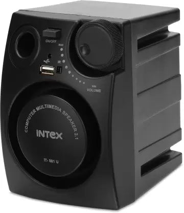 Intex IT 881U 16 W Laptop/Desktop Speaker  (Black, 2.1 Channel)