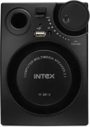 Intex IT 881U 16 W Laptop/Desktop Speaker  (Black, 2.1 Channel)