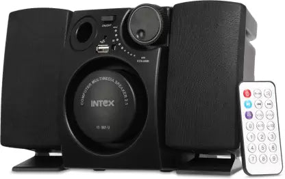 Intex IT 881U 16 W Laptop/Desktop Speaker  (Black, 2.1 Channel)