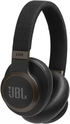 JBL Live 650BTNC with 30 Hours Playback and Voice Enabled Active Noise Cancellation Bluetooth Headset  (Black, On the Ear)