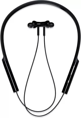 Mi Neckband Bluetooth Headset  (Black, In the Ear)