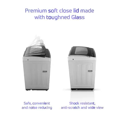 MarQ by Flipkart 8.5 kg with Turbo Wash Fully Automatic Top Load Washing Machine Grey  (MQTLDG85)(OPEN BOX)