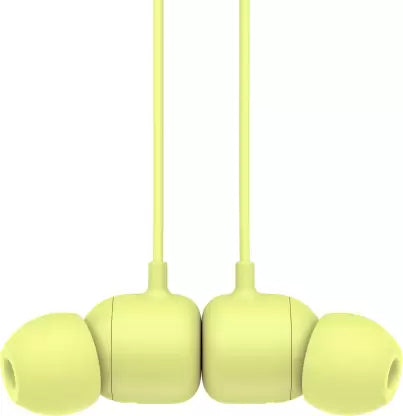 Beats Flex - Apple W1 Headphone Chip, Class 1 Bluetooth, 12Hrs Playtime Bluetooth Headset  (Yuzu Yellow, In the Ear)