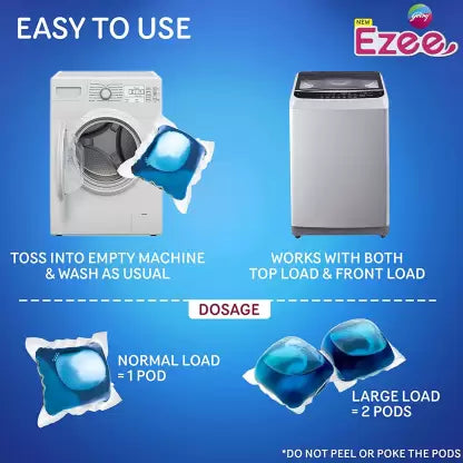 godrej ezee Detergent Pods Regular Detergent Pod  (20 Pods)