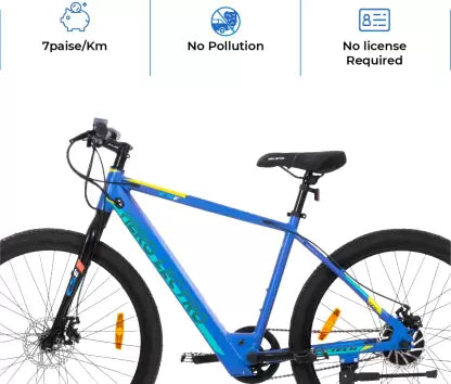 Hero Lectro C5E 27.5 inches Single Speed Lithium-ion (Li-ion) Electric Cycle