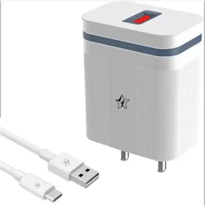 Flipkart SmartBuy 20 W 3 A Mobile Charger with Detachable Cable  (White, Cable Included)