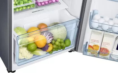 SAMSUNG 236 L Frost Free Double Door 2 Star Convertible Refrigerator  (Refined Inox, RT28C3922S9/HL)