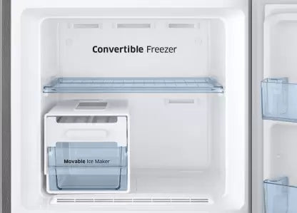 SAMSUNG 236 L Frost Free Double Door 2 Star Convertible Refrigerator  (Refined Inox, RT28C3922S9/HL)