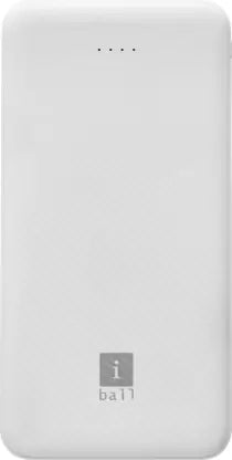 iball 20000 mAh Power Bank (12 W, Fast Charging)  (White, Lithium Polymer)