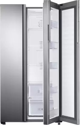 SAMSUNG 674 L Frost Free Side by Side Refrigerator  (Elegant Inox (Light Doi Metal), RH62K6007S8/TL) (OPEN BOX)