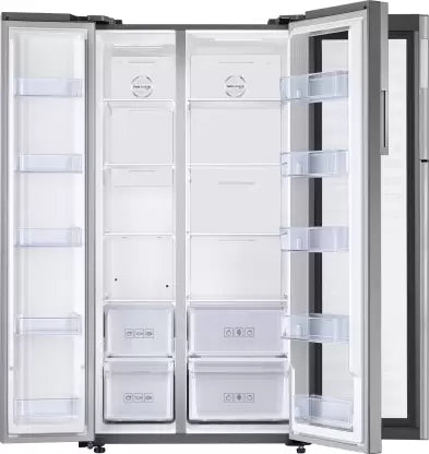 SAMSUNG 674 L Frost Free Side by Side Refrigerator  (Elegant Inox (Light Doi Metal), RH62K6007S8/TL) (OPEN BOX)