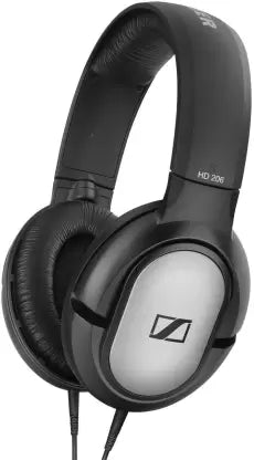 Sennheiser HD 206 Wired without Mic Headset  (Black, On the Ear)
