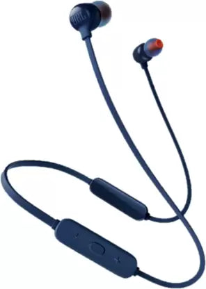 JBL Tune 125BT Flex Neckband with 16 Hour Playtime, Quick Charge, Multipoint Connect Bluetooth Headset  (Blue, In the Ear)