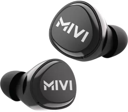 Mivi DuoPods M20 True Wireless Bluetooth Headset  (Black, True Wireless)