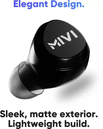 Mivi DuoPods M20 True Wireless Bluetooth Headset  (Black, True Wireless)