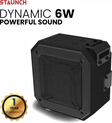 STAUNCH Thunder 600 6 W Bluetooth Speaker  (Black, Stereo Channel)