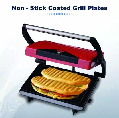 Inalsa Toast & Co Grill  (Red and Black)