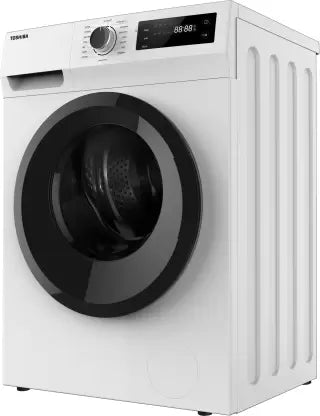 TOSHIBA 7 kg Inverter, COLOR ALIVE, Drum Clean Technology Fully Automatic Front Load Washing Machine with In-built Heater White  (TW-BJ80S2-IND) (OPEN BOX)