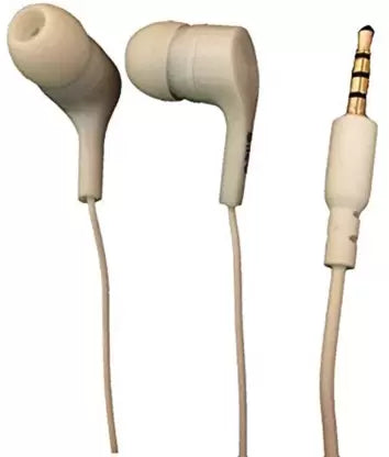 Ubon GP-311E Wired Headset  (Black, In the Ear)