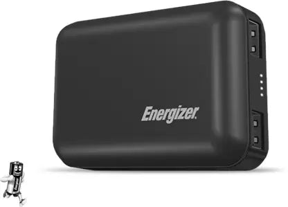 Energizer 10000 mAh Power Bank (10 W, Fast Charging)  (Black, Lithium Polymer)