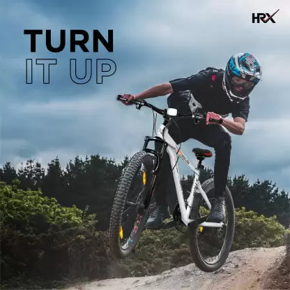 HRX XTRM MTB 500 85% Assembled with Front Suspension 27.5 T Mountain Cycle  (21 Gear, Grey)